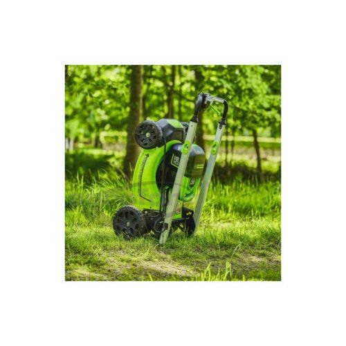 Fűnyíró fűgyűjtős, akkumulátoros, önjáró Greenworks GD60LM46SP 60 v, 46 cm, akku- és töltő nélkül