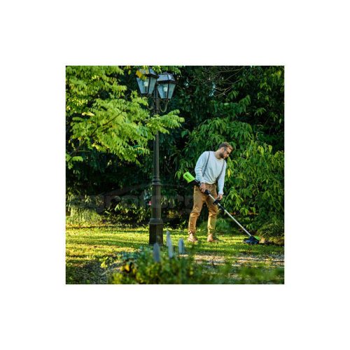 Fűkasza akkumulátoros Greenworks GD60LT 60 v, damilfej, testheveder tar., akku- és töltő nélkül