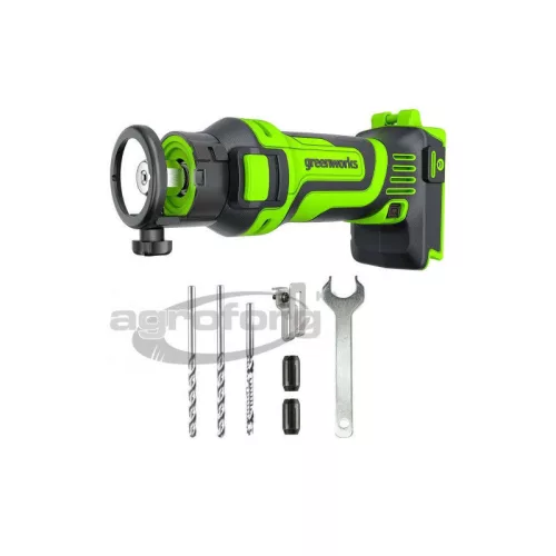 Orrfűrész akkumulátoros Greenworks G24SS 24v, vmélység fa: 31,5mm, akku-töltő nélkül