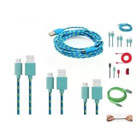   3 méteres gubancolódás mentes USB-Micro usb kábel több színben