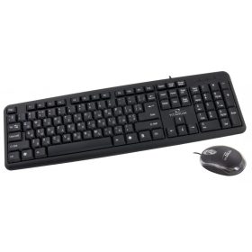   Titanum vezetékes szett USB csatlakozóval és mikrofonnal - fekete - TK106UA