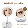 Sminktükör, kozmetikai tükör (nagyítós, ledes, asztali tükör)