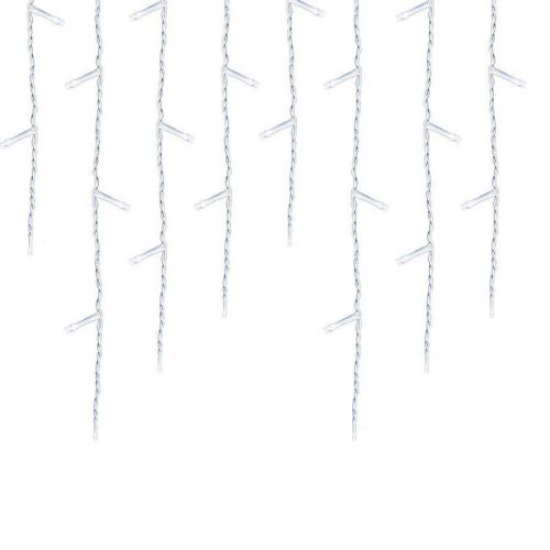 LED-es jégcsap fényfüggöny 2 méretben, hidegfehér-690 LED-del