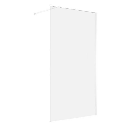 Walk-in 8 mm-es edzettüveg zuhanyfal, 100x200cm