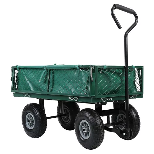 Fém kerti kézikocsi 300 kg teherbírással
