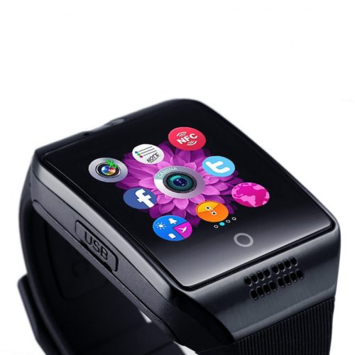 AlphaOne Ívelt kijelzős okosóra Magyar menü - SIM foglalat,kamera