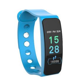   B1 kék okoskarkötő - Masszív de elegáns külső,egészségügyi monitorozás,értesítések,sportmód.