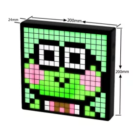   Gamer asztali digitális LED kijelző aplikációs vezérléssel - 16x16 pixel