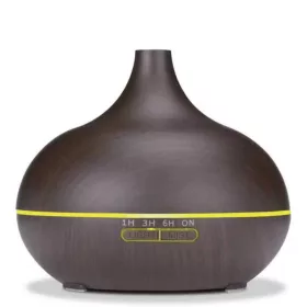 Fa hatású aromaterápiás párologtató (500 ml) - barna