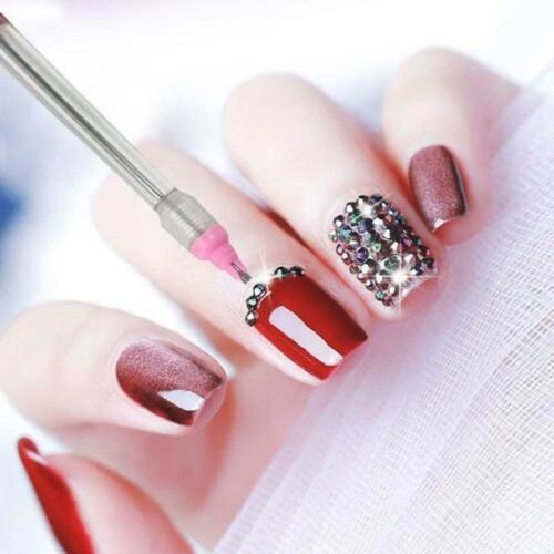 Dekorációs készlet, 2000 DB díszítő Strasszkő applikátorral