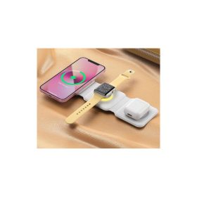   Mágneses vezeték nélküli összecsukható 3 az 1-ben töltőpad