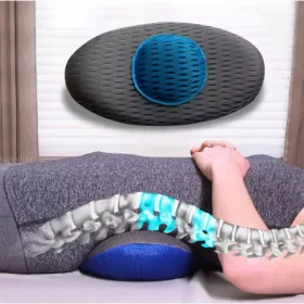   Ergonomikus, memóriahabos deréktámasztó párna - 39 x 19 cm
