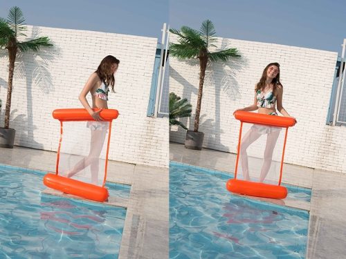 Felfújható hálós matrac pumpával