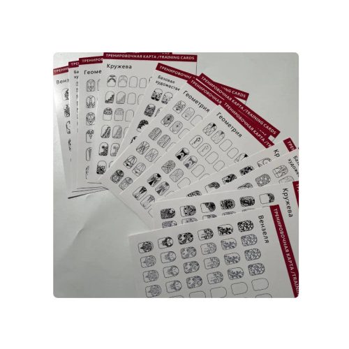 Köröm minta gyakorló 12 lap