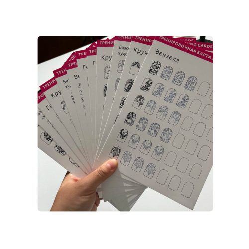 Köröm minta gyakorló 12 lap