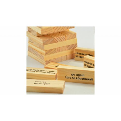 Részeg Jenga ivós játék
