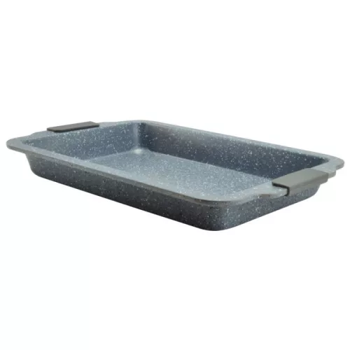 Tepsi tapadásmentes bevonattal, szilikon füllel 40,5x26 cm