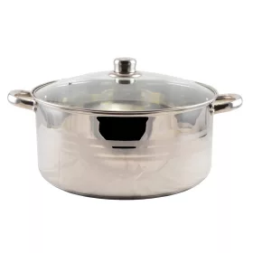   Perfect Home rozsdamentes lábas üvegfedővel 32 cm 10,5 literes