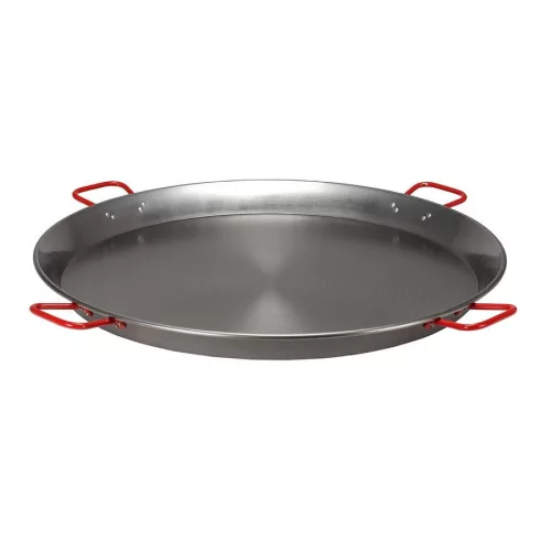 45590.5512 polírozott paella sütőtál, 100 cm, 4 fülű 14084