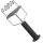 Burgonyatörő és krumplinyomó rozsdamentes acélból, gumi bevonatú nyéllel, dupla felületű 15511