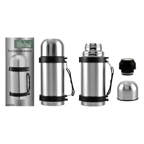 Perfect Home turista termosz, rozsdamentes, 500 ml, 14460