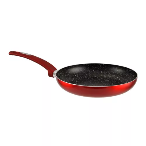 Tapadásmentes alumínium serpenyő indukciós 26*4,8 cm vörös Comfort