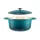 Zománcozott öntöttvas lábas 24 cm, 3,6L türkizkék