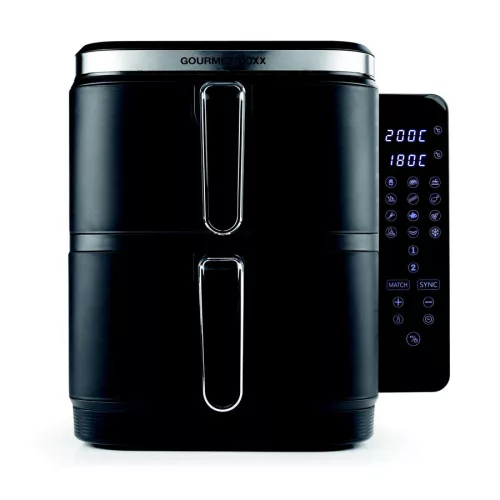 Maxx-world GOURMETMAXX kétkamrás függőleges forrólevegős fritőz 2x5L 2800W DS15305-L