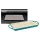 Perfect Home zománcozott öntöttvas grill tepsi 33*21,5 cm türkizkék