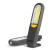 Mágneses szerelőlámpa COB + SMD LED-del, akasztóval, vészjelzővel