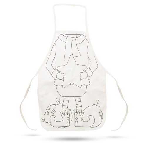 Színezhető kötény tollakkal