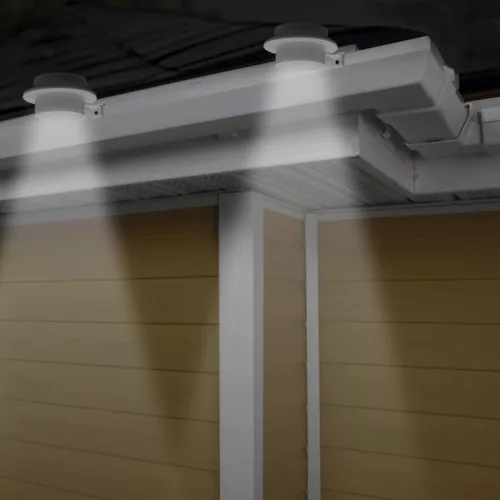 Szolár ereszcsatorna, kerítés fény (3 LED-del)