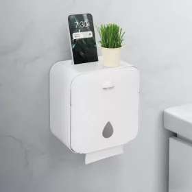   Bewello WC-papír tartó szekrény - fehér - 205 x 125 x 220 mm