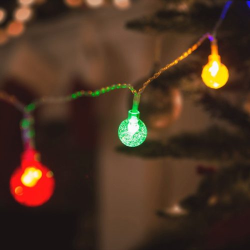 Színes LED fényfüzér (2,3 m)