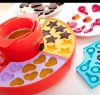 2 in 1 Gumicukor és csokoládéforma, fondü gép (InnovaGoods)