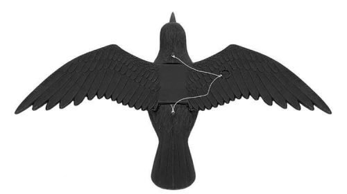 Felakasztható madárijesztő (varjú forma)