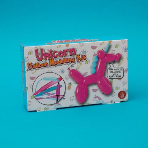 Unikornis modellező lufi szett, 32 db, pumpával
