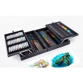 Művészi táska 174 db-os felszereléssel