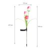 Leszúrható szolár virág (RGB LED, 70 cm - 2 darabos csomag)