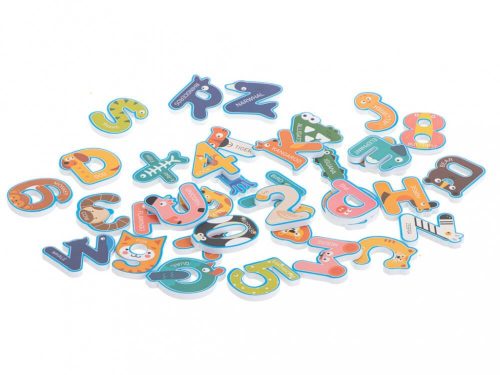 Számok és betűk fürdőjáték - Tapassz a csempére