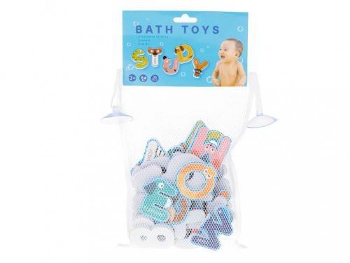 Számok és betűk fürdőjáték - Tapassz a csempére