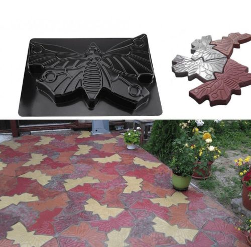 Műanyag dekorsablon, betonforma