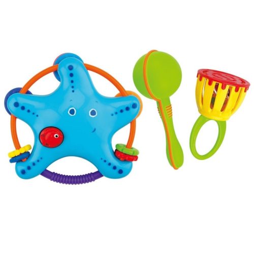 Tengeri csillag csörgő, zenélő játékszett