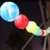 Party lampion, 10 LED-es, elemes