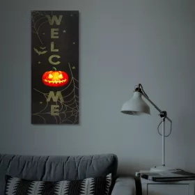   Halloween-i LED-es hangulatkép - fali akasztóval (30 × 70 cm)