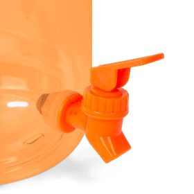   Italadagoló csappal, műanyag pohárszettel - halloweeni tök - 4,4 l