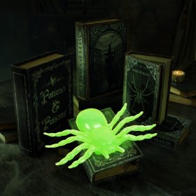   Foszforeszkáló pók szett - halloween-i dekoráció (2 darabos csomag)