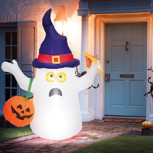 Felfújható LED-es szellem - 150 cm