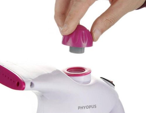 Phyopus ruhagőzölő tartállyal