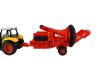 Játék traktor burgonyaszedő pótkocsival, 1:72